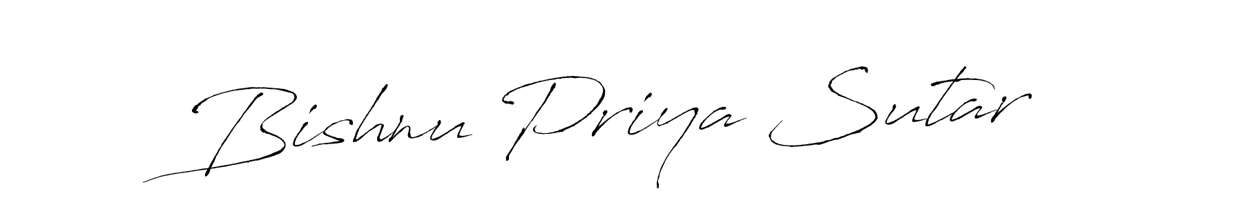 Use a signature maker to create a handwritten signature online. With this signature software, you can design (Antro_Vectra) your own signature for name Bishnu Priya Sutar. Bishnu Priya Sutar signature style 6 images and pictures png