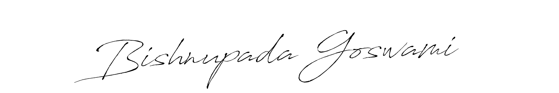 How to make Bishnupada Goswami name signature. Use Antro_Vectra style for creating short signs online. This is the latest handwritten sign. Bishnupada Goswami signature style 6 images and pictures png
