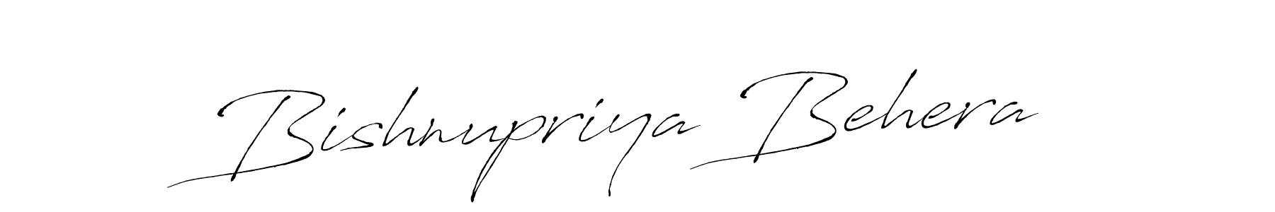 Design your own signature with our free online signature maker. With this signature software, you can create a handwritten (Antro_Vectra) signature for name Bishnupriya Behera. Bishnupriya Behera signature style 6 images and pictures png