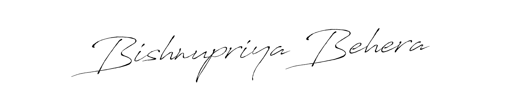 How to make Bishnupriya Behera signature? Antro_Vectra is a professional autograph style. Create handwritten signature for Bishnupriya Behera name. Bishnupriya Behera signature style 6 images and pictures png