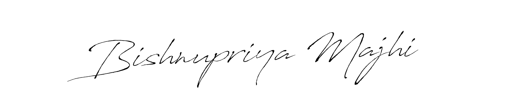 if you are searching for the best signature style for your name Bishnupriya Majhi. so please give up your signature search. here we have designed multiple signature styles  using Antro_Vectra. Bishnupriya Majhi signature style 6 images and pictures png