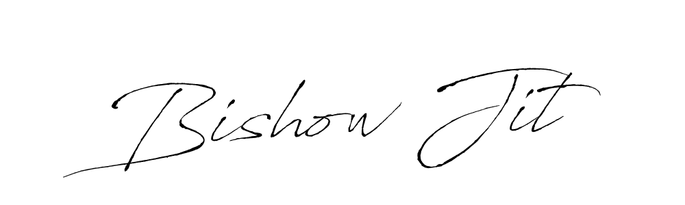How to make Bishow Jit name signature. Use Antro_Vectra style for creating short signs online. This is the latest handwritten sign. Bishow Jit signature style 6 images and pictures png