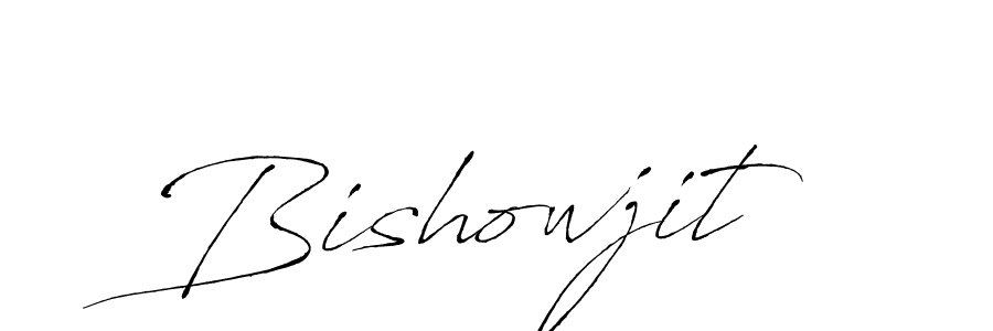 Also we have Bishowjit name is the best signature style. Create professional handwritten signature collection using Antro_Vectra autograph style. Bishowjit signature style 6 images and pictures png