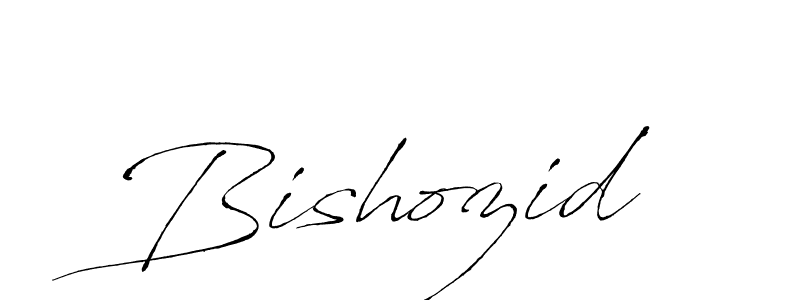 How to make Bishozid signature? Antro_Vectra is a professional autograph style. Create handwritten signature for Bishozid name. Bishozid signature style 6 images and pictures png