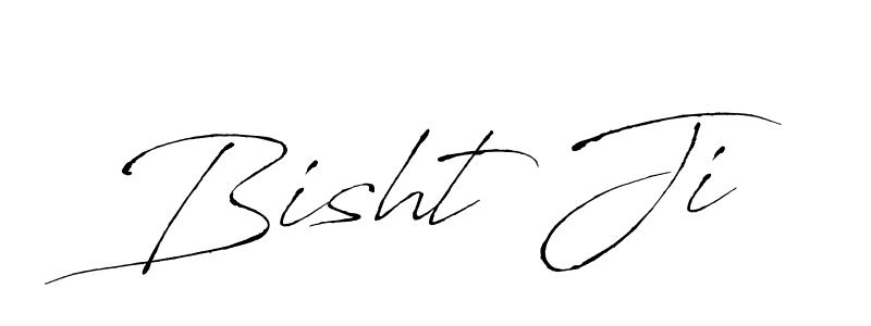 How to make Bisht Ji name signature. Use Antro_Vectra style for creating short signs online. This is the latest handwritten sign. Bisht Ji signature style 6 images and pictures png