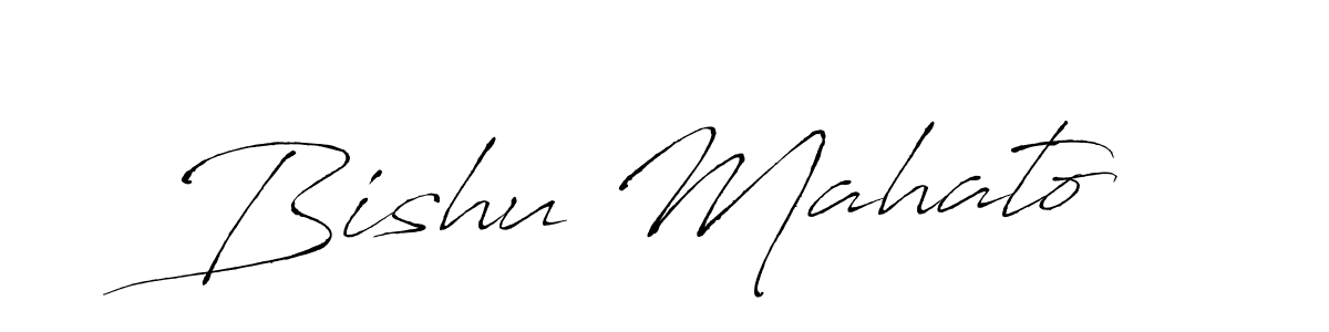 Antro_Vectra is a professional signature style that is perfect for those who want to add a touch of class to their signature. It is also a great choice for those who want to make their signature more unique. Get Bishu Mahato name to fancy signature for free. Bishu Mahato signature style 6 images and pictures png