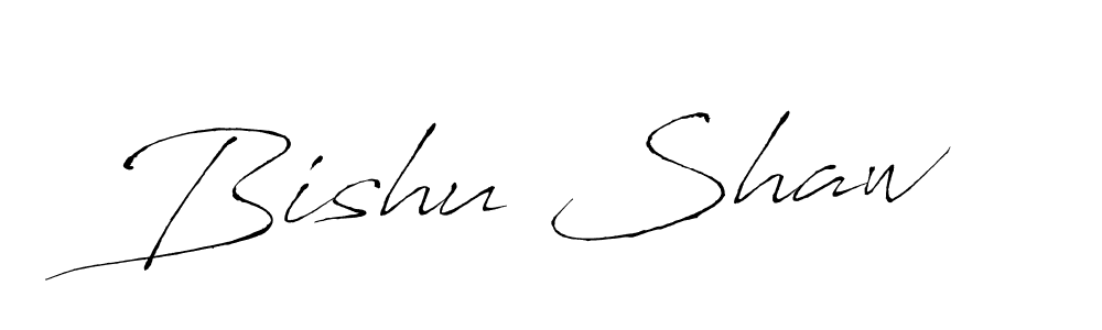 The best way (Antro_Vectra) to make a short signature is to pick only two or three words in your name. The name Bishu Shaw include a total of six letters. For converting this name. Bishu Shaw signature style 6 images and pictures png