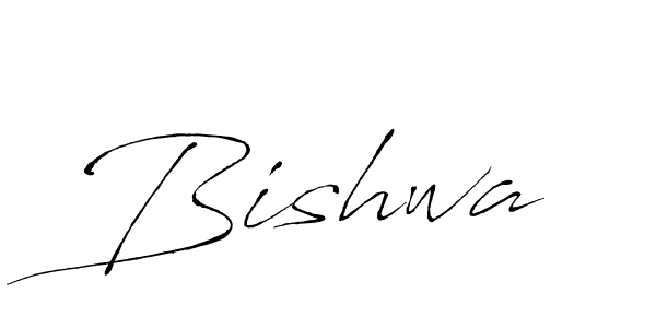 Create a beautiful signature design for name Bishwa. With this signature (Antro_Vectra) fonts, you can make a handwritten signature for free. Bishwa signature style 6 images and pictures png