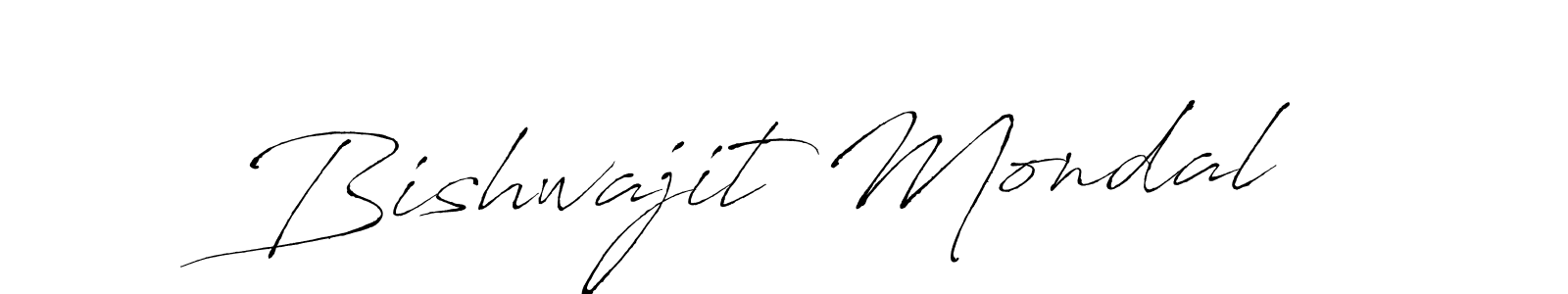 Design your own signature with our free online signature maker. With this signature software, you can create a handwritten (Antro_Vectra) signature for name Bishwajit Mondal. Bishwajit Mondal signature style 6 images and pictures png