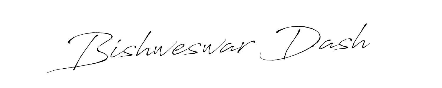 How to make Bishweswar Dash name signature. Use Antro_Vectra style for creating short signs online. This is the latest handwritten sign. Bishweswar Dash signature style 6 images and pictures png