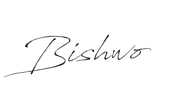 Bishwo stylish signature style. Best Handwritten Sign (Antro_Vectra) for my name. Handwritten Signature Collection Ideas for my name Bishwo. Bishwo signature style 6 images and pictures png