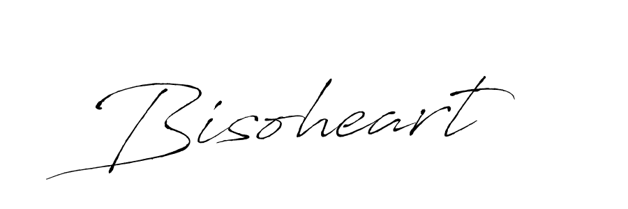 How to make Bisoheart name signature. Use Antro_Vectra style for creating short signs online. This is the latest handwritten sign. Bisoheart signature style 6 images and pictures png