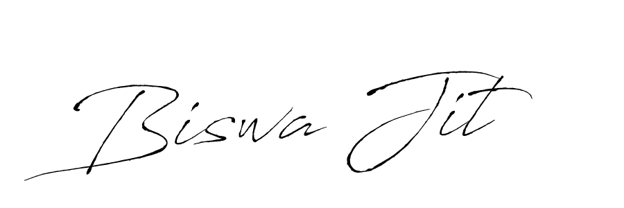 The best way (Antro_Vectra) to make a short signature is to pick only two or three words in your name. The name Biswa Jit include a total of six letters. For converting this name. Biswa Jit signature style 6 images and pictures png