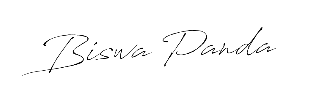 Make a beautiful signature design for name Biswa Panda. With this signature (Antro_Vectra) style, you can create a handwritten signature for free. Biswa Panda signature style 6 images and pictures png