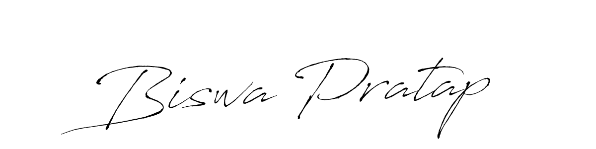 The best way (Antro_Vectra) to make a short signature is to pick only two or three words in your name. The name Biswa Pratap include a total of six letters. For converting this name. Biswa Pratap signature style 6 images and pictures png