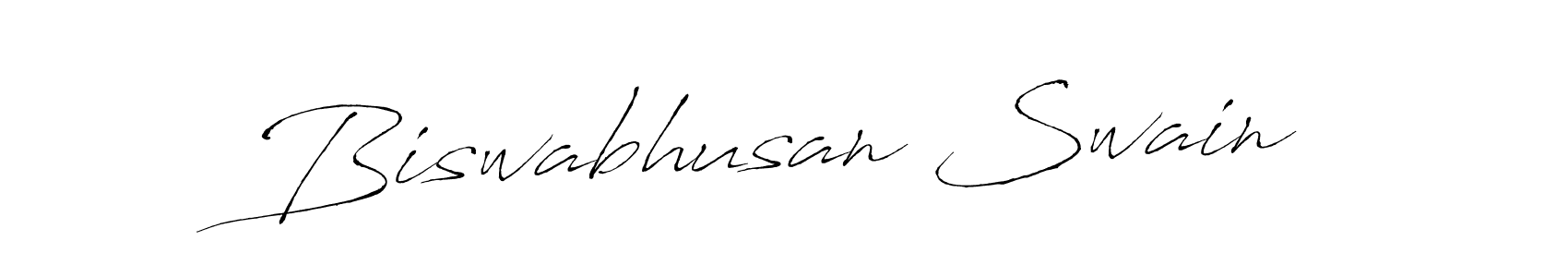 How to make Biswabhusan Swain name signature. Use Antro_Vectra style for creating short signs online. This is the latest handwritten sign. Biswabhusan Swain signature style 6 images and pictures png