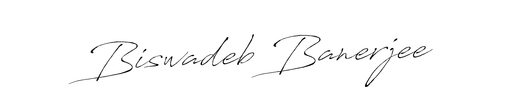 Also we have Biswadeb Banerjee name is the best signature style. Create professional handwritten signature collection using Antro_Vectra autograph style. Biswadeb Banerjee signature style 6 images and pictures png