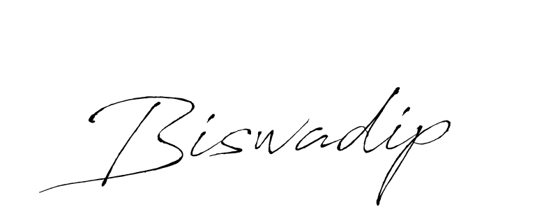 Use a signature maker to create a handwritten signature online. With this signature software, you can design (Antro_Vectra) your own signature for name Biswadip. Biswadip signature style 6 images and pictures png