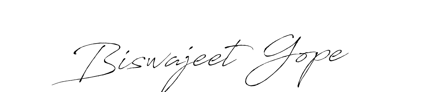 Make a beautiful signature design for name Biswajeet Gope. With this signature (Antro_Vectra) style, you can create a handwritten signature for free. Biswajeet Gope signature style 6 images and pictures png