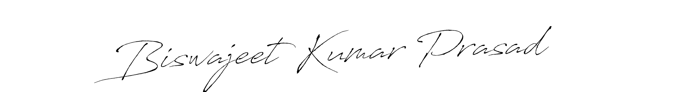 Make a beautiful signature design for name Biswajeet Kumar Prasad. With this signature (Antro_Vectra) style, you can create a handwritten signature for free. Biswajeet Kumar Prasad signature style 6 images and pictures png