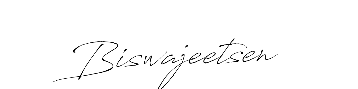Make a beautiful signature design for name Biswajeetsen. With this signature (Antro_Vectra) style, you can create a handwritten signature for free. Biswajeetsen signature style 6 images and pictures png
