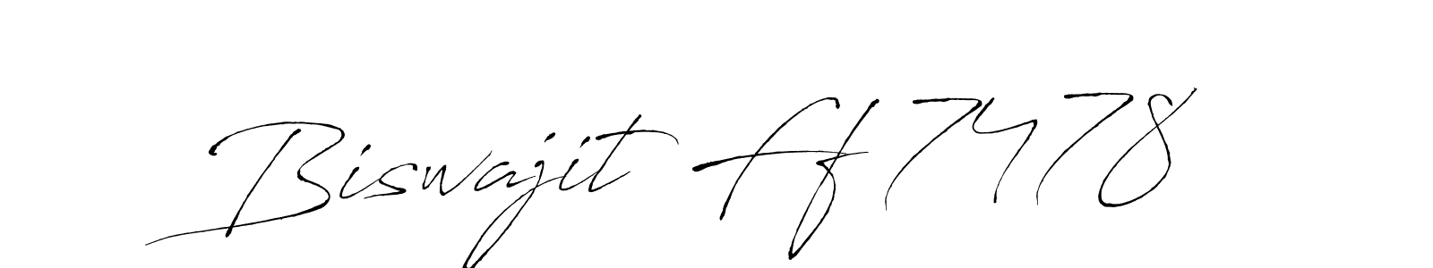 You can use this online signature creator to create a handwritten signature for the name Biswajit Ff 7478. This is the best online autograph maker. Biswajit Ff 7478 signature style 6 images and pictures png