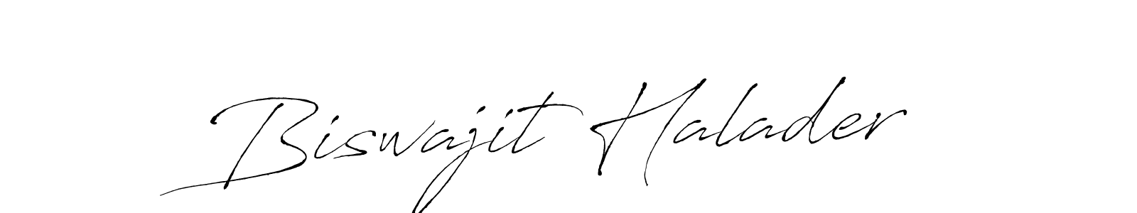 How to make Biswajit Halader name signature. Use Antro_Vectra style for creating short signs online. This is the latest handwritten sign. Biswajit Halader signature style 6 images and pictures png