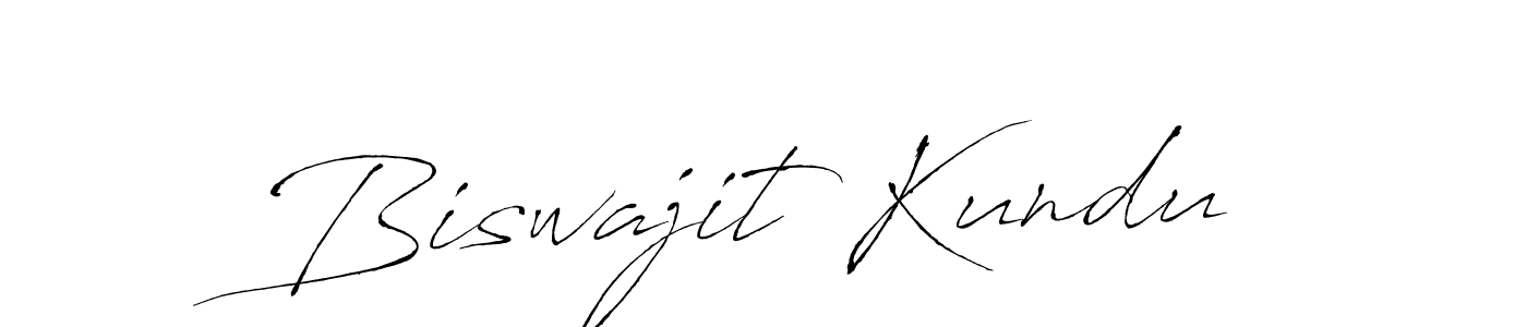 Make a beautiful signature design for name Biswajit Kundu. With this signature (Antro_Vectra) style, you can create a handwritten signature for free. Biswajit Kundu signature style 6 images and pictures png