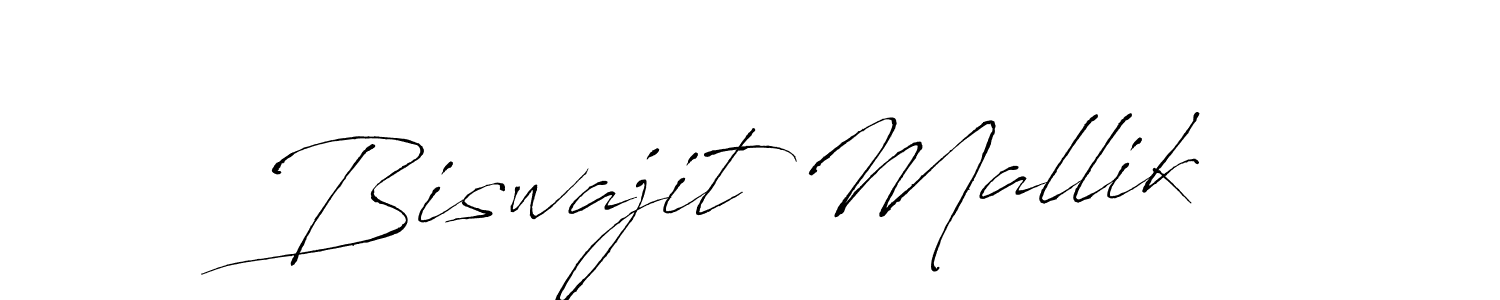 How to make Biswajit Mallik name signature. Use Antro_Vectra style for creating short signs online. This is the latest handwritten sign. Biswajit Mallik signature style 6 images and pictures png