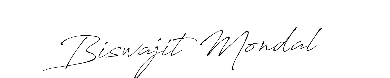 How to make Biswajit Mondal name signature. Use Antro_Vectra style for creating short signs online. This is the latest handwritten sign. Biswajit Mondal signature style 6 images and pictures png