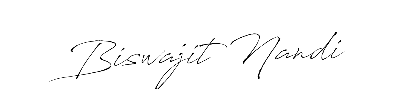 Make a beautiful signature design for name Biswajit Nandi. With this signature (Antro_Vectra) style, you can create a handwritten signature for free. Biswajit Nandi signature style 6 images and pictures png