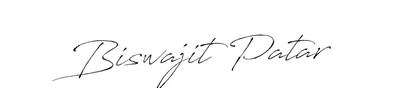 Make a beautiful signature design for name Biswajit Patar. With this signature (Antro_Vectra) style, you can create a handwritten signature for free. Biswajit Patar signature style 6 images and pictures png