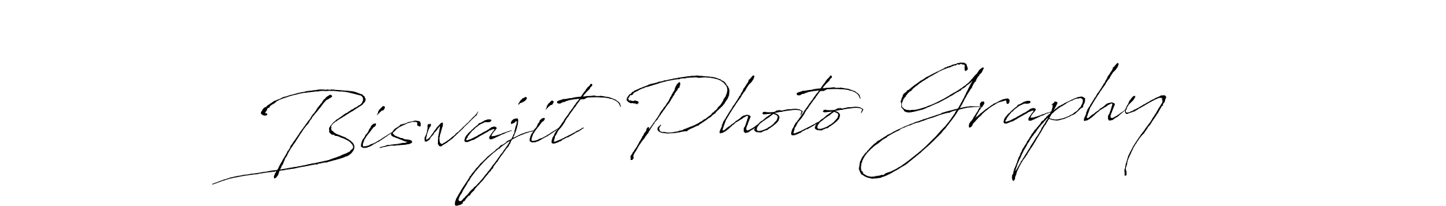 Use a signature maker to create a handwritten signature online. With this signature software, you can design (Antro_Vectra) your own signature for name Biswajit Photo Graphy. Biswajit Photo Graphy signature style 6 images and pictures png