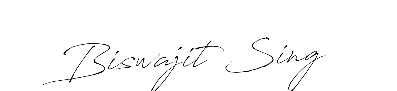 Design your own signature with our free online signature maker. With this signature software, you can create a handwritten (Antro_Vectra) signature for name Biswajit Sing. Biswajit Sing signature style 6 images and pictures png