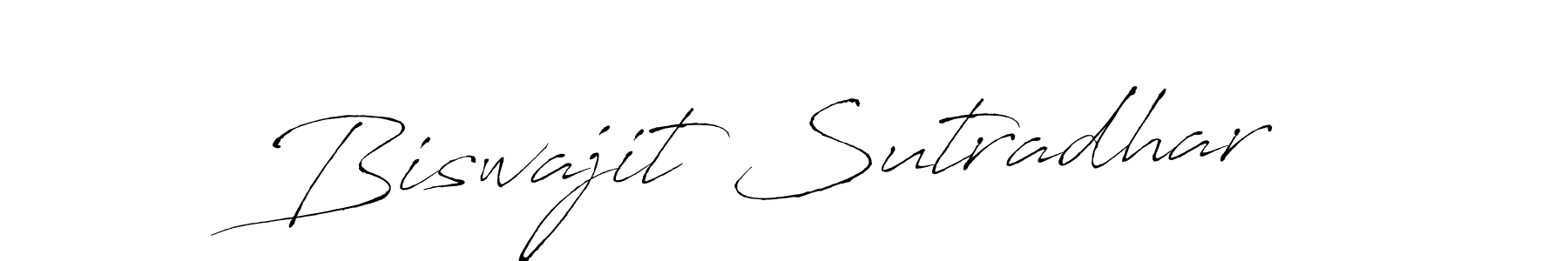 How to make Biswajit Sutradhar signature? Antro_Vectra is a professional autograph style. Create handwritten signature for Biswajit Sutradhar name. Biswajit Sutradhar signature style 6 images and pictures png