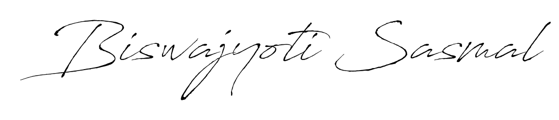 The Antro_Vectra handwriting style adds charm and authenticity to name Biswajyoti Sasmal. A wonderful choice for personal thank-you notes. Biswajyoti Sasmal signature style 6 images and pictures png