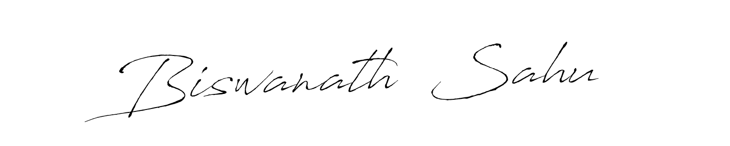Design your own signature with our free online signature maker. With this signature software, you can create a handwritten (Antro_Vectra) signature for name Biswanath  Sahu. Biswanath  Sahu signature style 6 images and pictures png