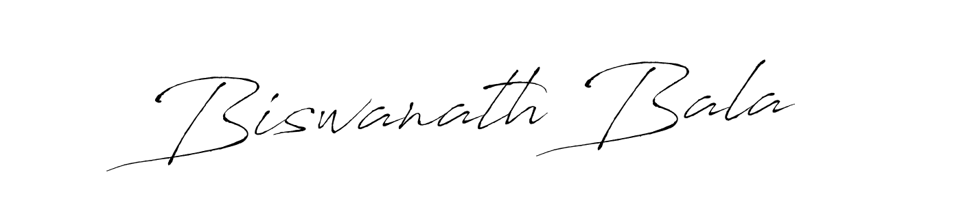 Antro_Vectra is a professional signature style that is perfect for those who want to add a touch of class to their signature. It is also a great choice for those who want to make their signature more unique. Get Biswanath Bala name to fancy signature for free. Biswanath Bala signature style 6 images and pictures png