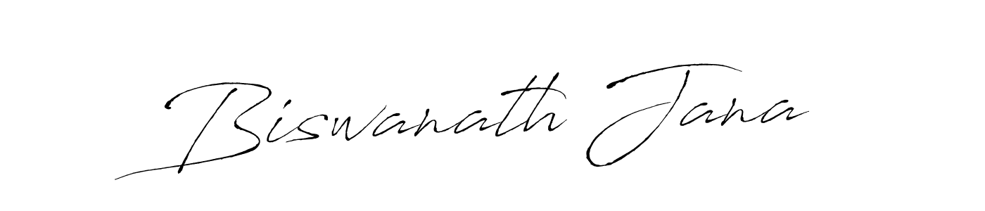 Antro_Vectra is a professional signature style that is perfect for those who want to add a touch of class to their signature. It is also a great choice for those who want to make their signature more unique. Get Biswanath Jana name to fancy signature for free. Biswanath Jana signature style 6 images and pictures png