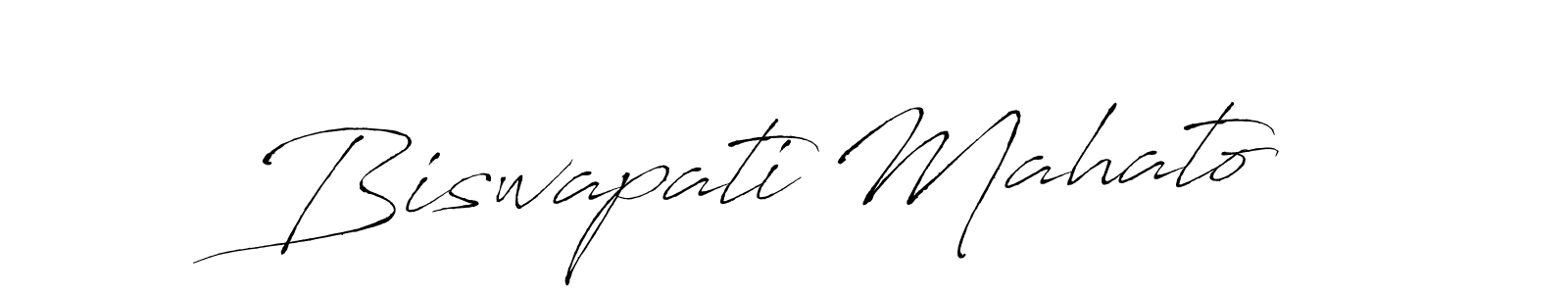 How to make Biswapati Mahato name signature. Use Antro_Vectra style for creating short signs online. This is the latest handwritten sign. Biswapati Mahato signature style 6 images and pictures png