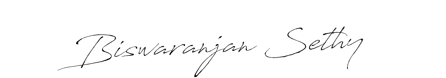 Create a beautiful signature design for name Biswaranjan Sethy. With this signature (Antro_Vectra) fonts, you can make a handwritten signature for free. Biswaranjan Sethy signature style 6 images and pictures png