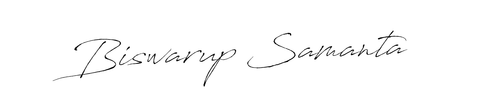 How to make Biswarup Samanta signature? Antro_Vectra is a professional autograph style. Create handwritten signature for Biswarup Samanta name. Biswarup Samanta signature style 6 images and pictures png