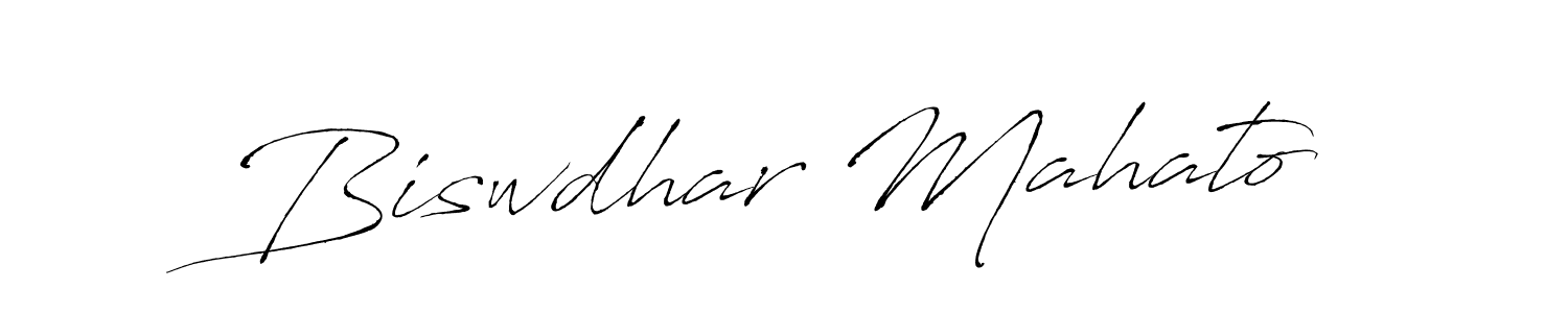 if you are searching for the best signature style for your name Biswdhar Mahato. so please give up your signature search. here we have designed multiple signature styles  using Antro_Vectra. Biswdhar Mahato signature style 6 images and pictures png