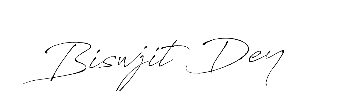 Use a signature maker to create a handwritten signature online. With this signature software, you can design (Antro_Vectra) your own signature for name Biswjit Dey. Biswjit Dey signature style 6 images and pictures png