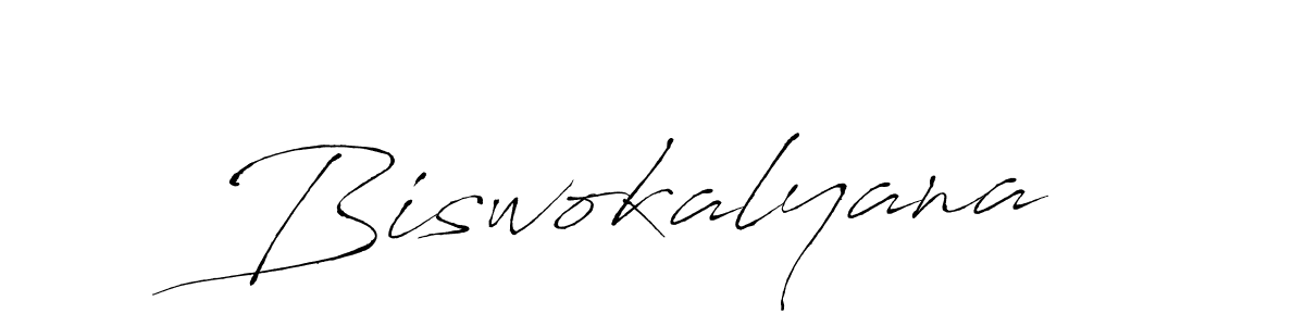 Biswokalyana stylish signature style. Best Handwritten Sign (Antro_Vectra) for my name. Handwritten Signature Collection Ideas for my name Biswokalyana. Biswokalyana signature style 6 images and pictures png