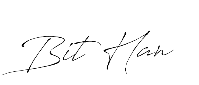 Create a beautiful signature design for name Bit Han. With this signature (Antro_Vectra) fonts, you can make a handwritten signature for free. Bit Han signature style 6 images and pictures png