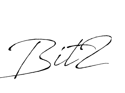 Antro_Vectra is a professional signature style that is perfect for those who want to add a touch of class to their signature. It is also a great choice for those who want to make their signature more unique. Get Bit2 name to fancy signature for free. Bit2 signature style 6 images and pictures png
