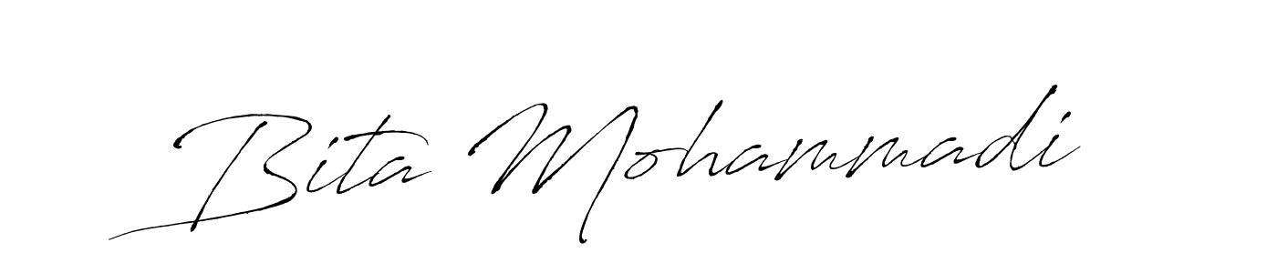 Also we have Bita Mohammadi name is the best signature style. Create professional handwritten signature collection using Antro_Vectra autograph style. Bita Mohammadi signature style 6 images and pictures png