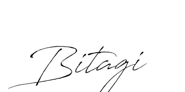 Make a beautiful signature design for name Bitagi. With this signature (Antro_Vectra) style, you can create a handwritten signature for free. Bitagi signature style 6 images and pictures png