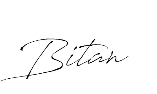 Bitan stylish signature style. Best Handwritten Sign (Antro_Vectra) for my name. Handwritten Signature Collection Ideas for my name Bitan. Bitan signature style 6 images and pictures png